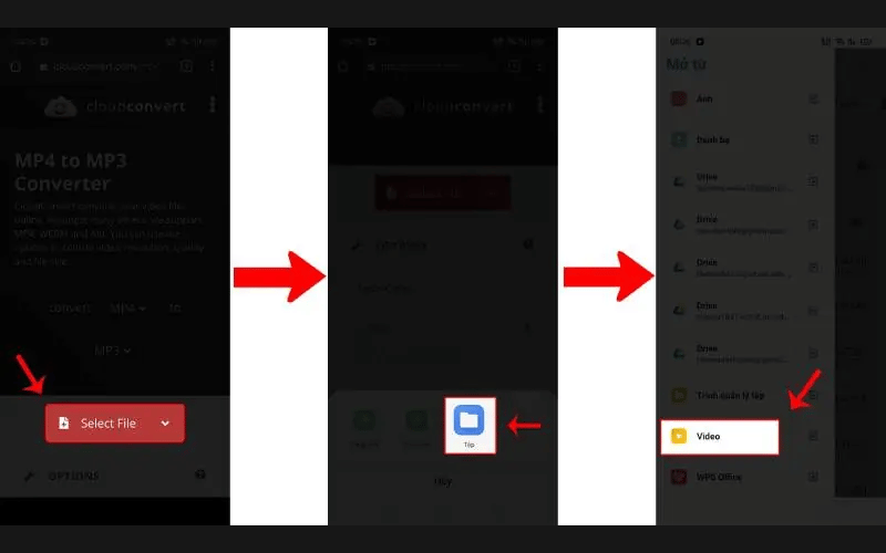 tai video tren tiktok ve thiet bi di dong cua ban