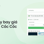 tìm vé máy bay giá rẻ trên cốc cốc