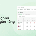 tổng hợp lãi suất ngân hàng trên cốc cốc