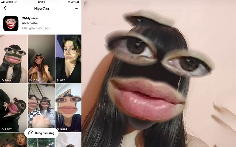 filter instagram vui nhon va giai tri