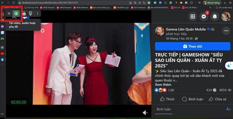 buoc di chuot de hien cong cu tai video