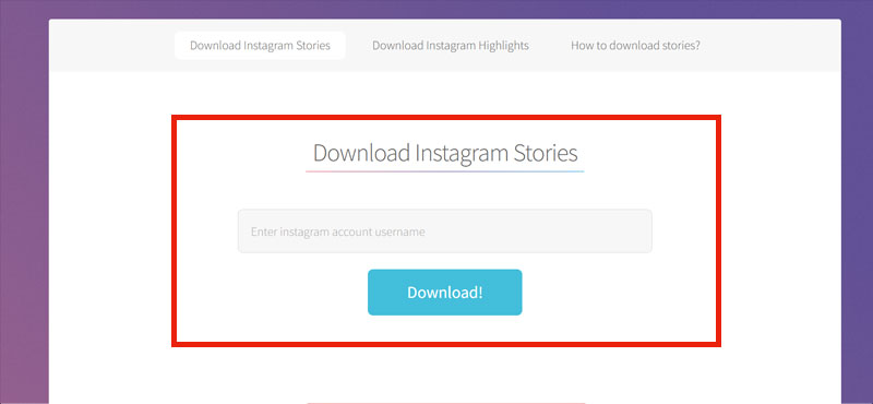6-buoc-1-truy-cap-trang-web-story-saver buoc truy cap trang web story saver