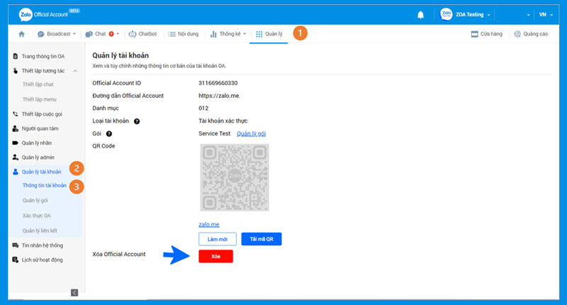 buoc truy cap va quan ly tai khoan