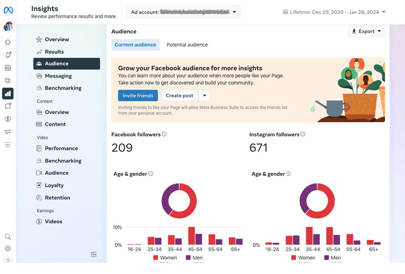 phan tich su dung facebook audience insights