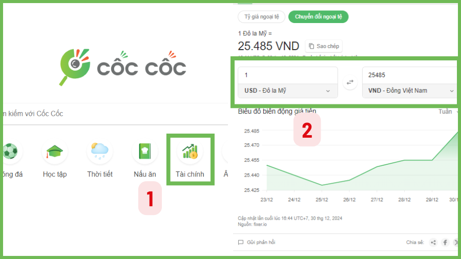 Tinh nang noi bat khi doi tien te tren Coc Coc cach 4 Tinh nang noi bat khi doi tien te tren Coc Coc cach