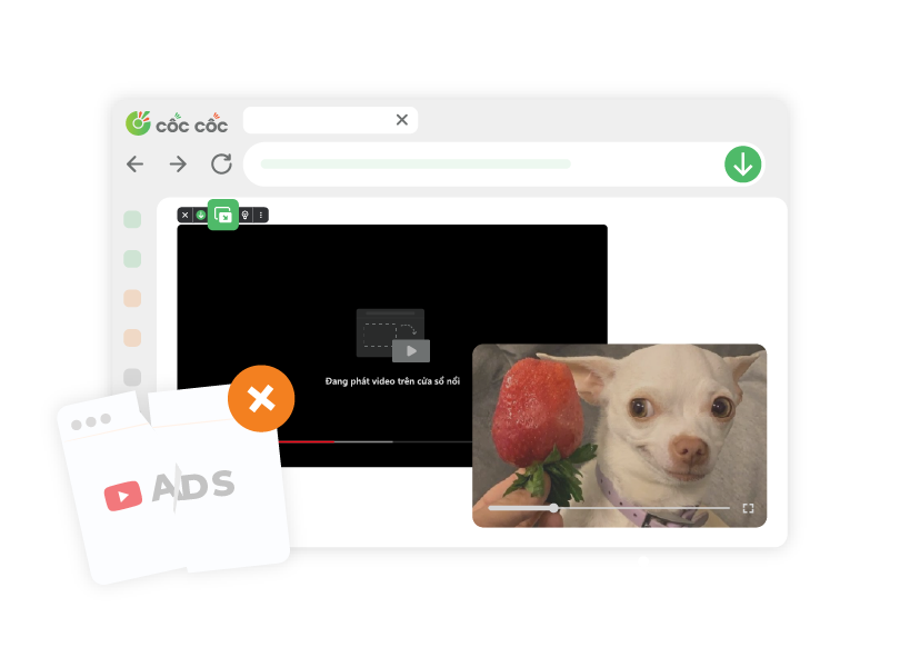 Xem video không quảng cáo