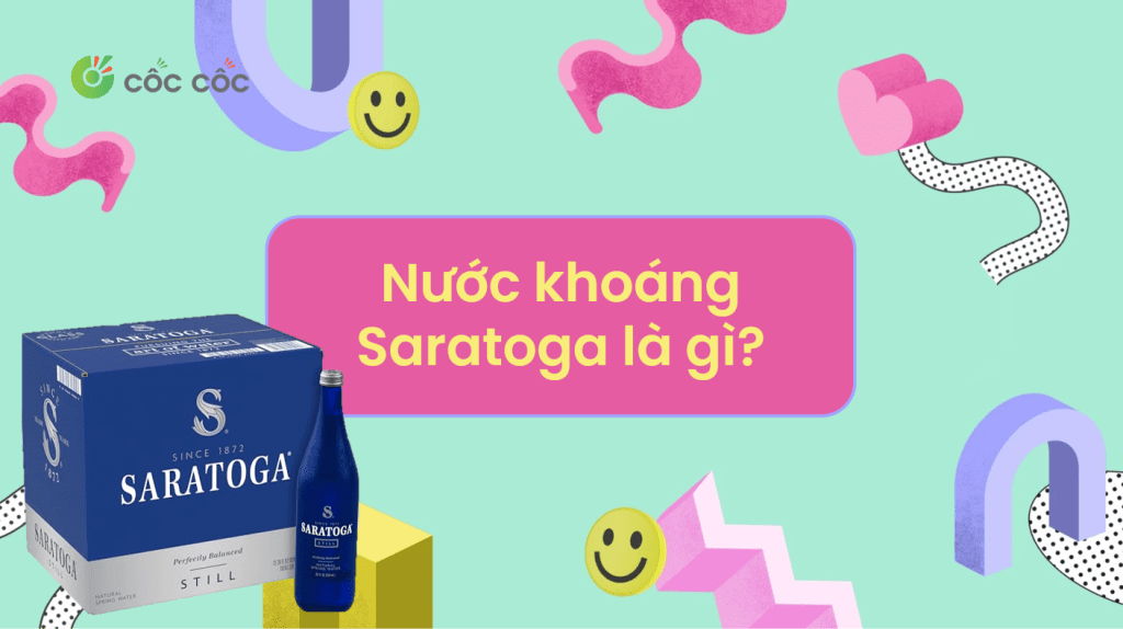 Giải mã cơn sốt nước khoáng Saratoga viral các MXH meme nước khoáng saratoga