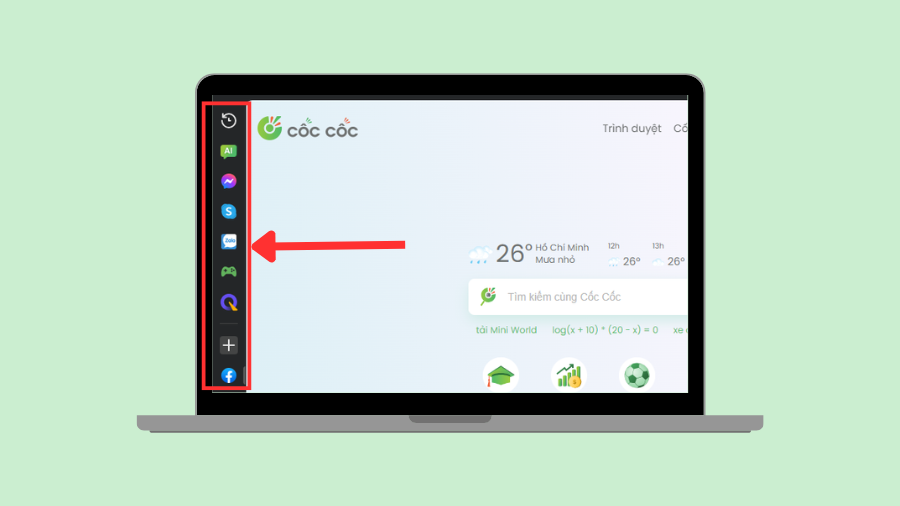 Sidebar Cốc Cốc là gì?