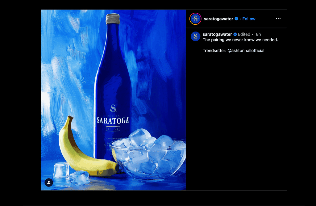 viral trend meme saratoga water viral trend meme saratoga water