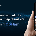 xóa watermark, logo với gemini . flash ai