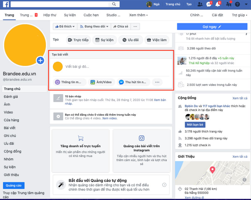 a buoc tai bai viet co video hoac anh