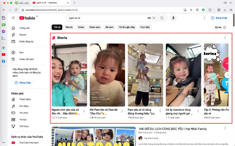 tai video youtube shorts qua coc coc