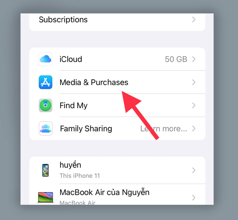 4-buoc-2-tiep-tuc-chon-media-purchases-co-bieu-tuong-app-store buoc tiep tuc chon media purchases co bieu tuong app store