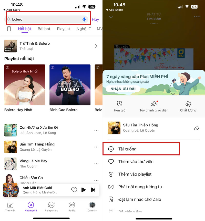 zing mp tai nhac bolero tru tinh