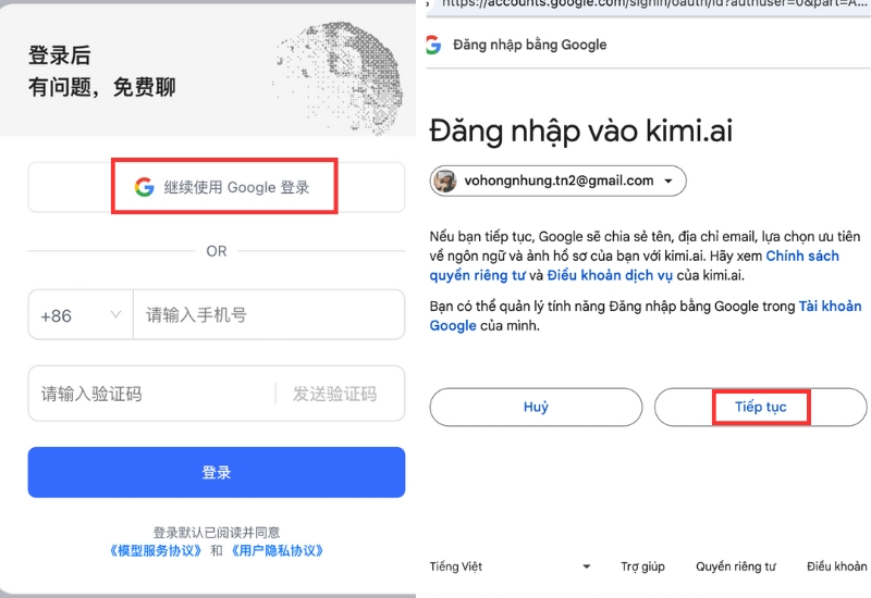 cach dang ky tai khoan kimi ai