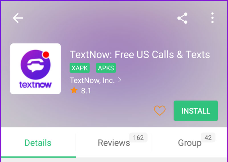buoc tai va cai dat textnow