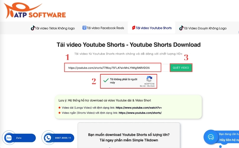 tai video youtube shorts voi cong cu youtube short downloader