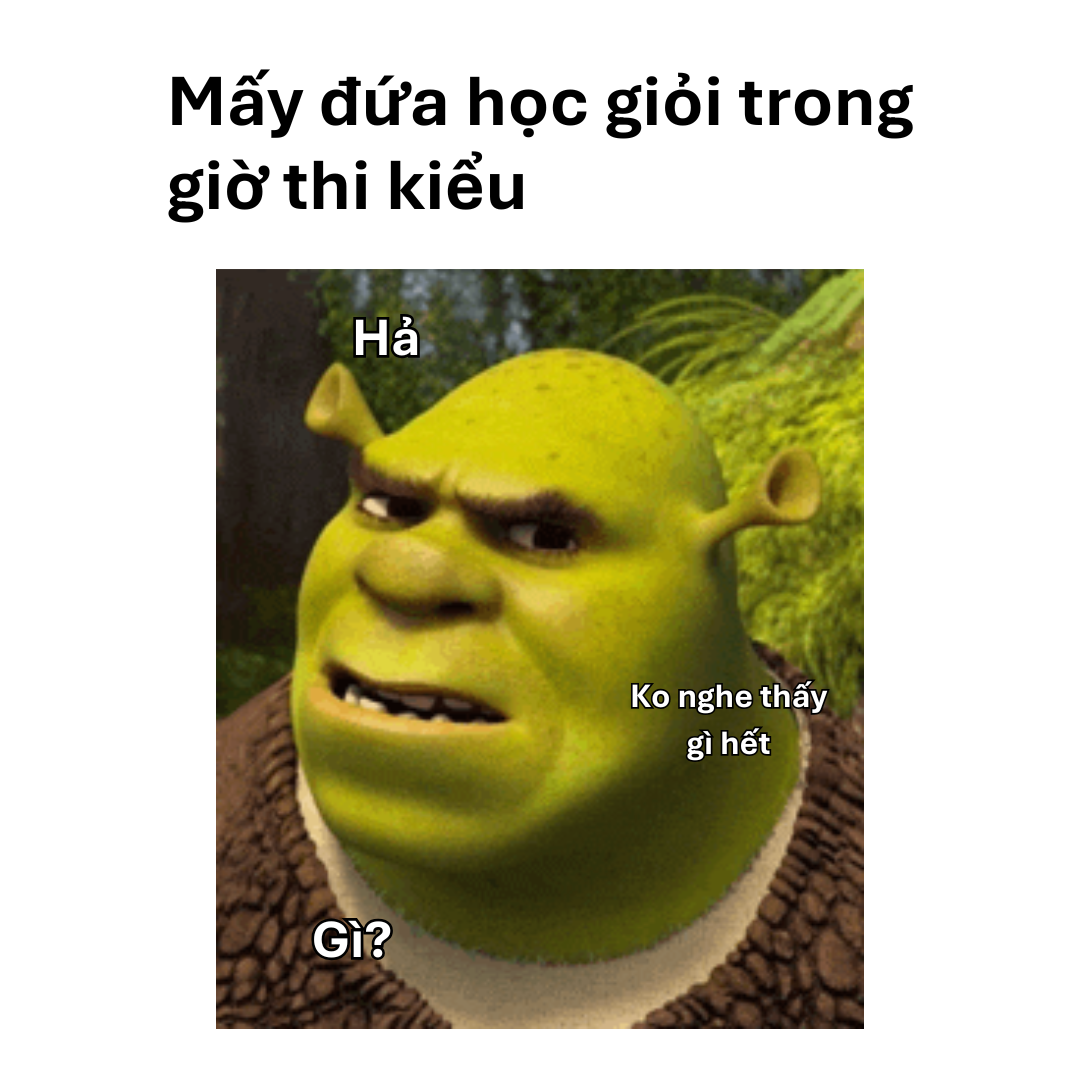 Meme thi cử