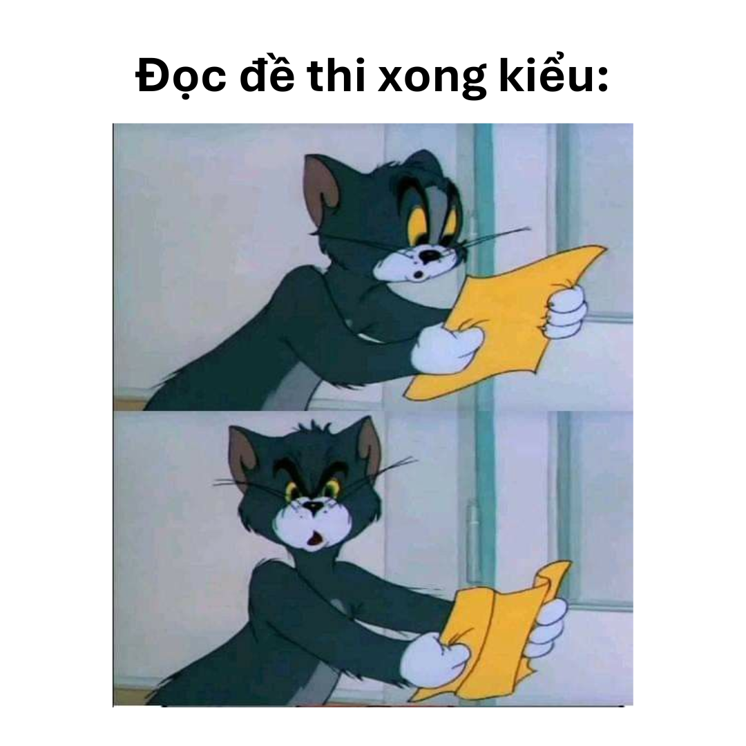 Meme thi cử