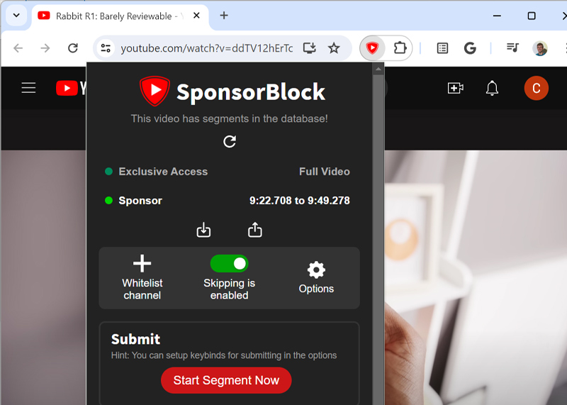 sponsorblock-tich-hop-voi-youtube-tu-dong-bo-qua-quang-cao sponsorblock tich hop voi youtube tu dong bo qua quang cao