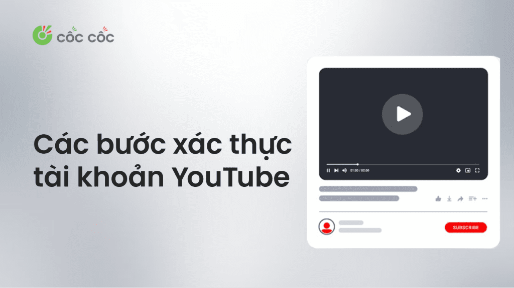 Hướng dẫn chi tiết cách xác thực tài khoản YouTube dễ dàng xác thực tài khoản youtube
