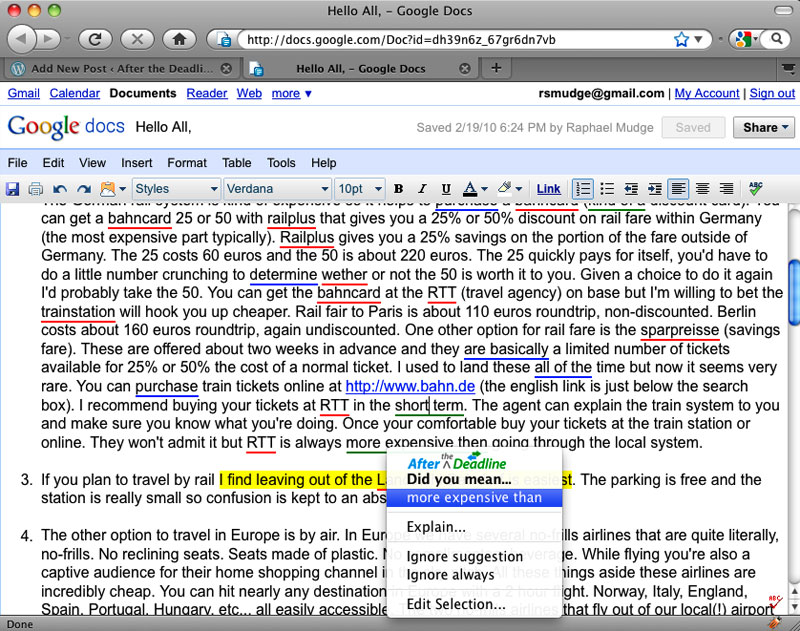 3-after-the-deadline after the deadline