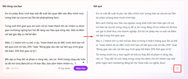 buoc sao chep ket qua dau ra