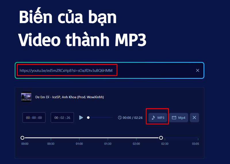 tai audio tu youtube bang savemp