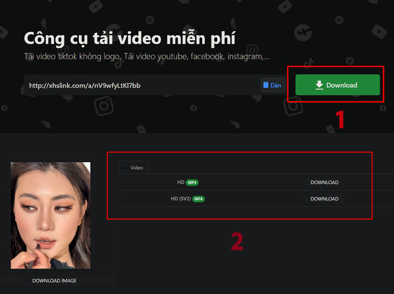 tai video tu rednote bang web snap video