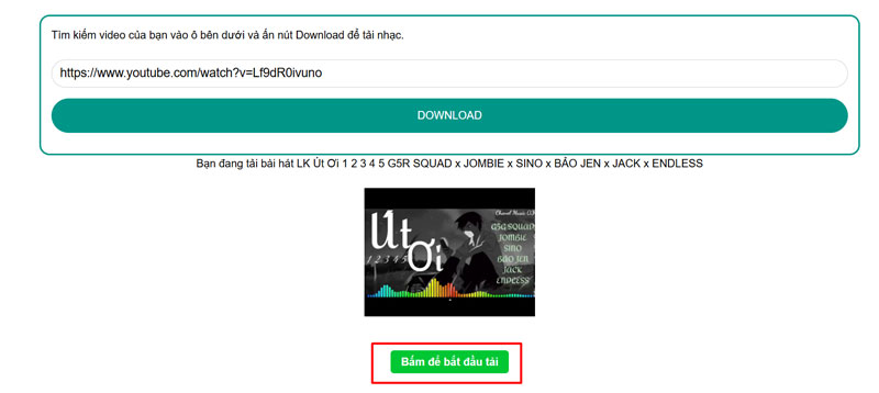 nhan download va cho qua trinh chuyen doi hoan tat