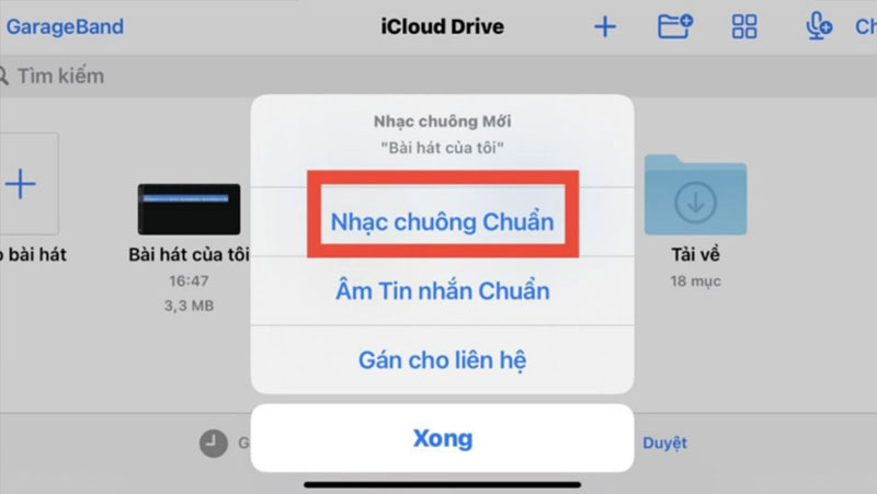 buoc cai dat nhac chuong tren iphone