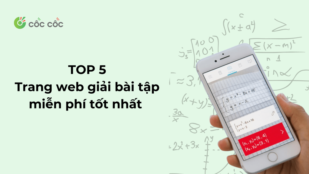 Top 5 trang web giải bài tập miễn phí tốt nhất cho học sinh trang web giai bai tap mien phi cho hoc sinh