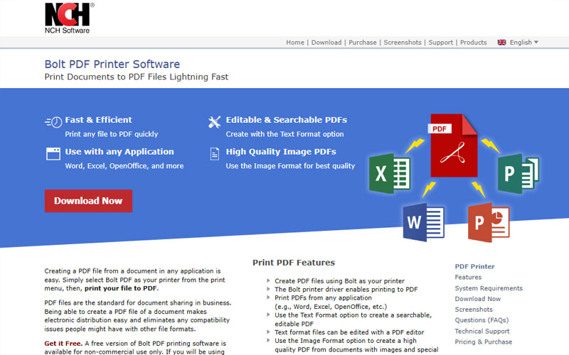 bolt pdf printer
