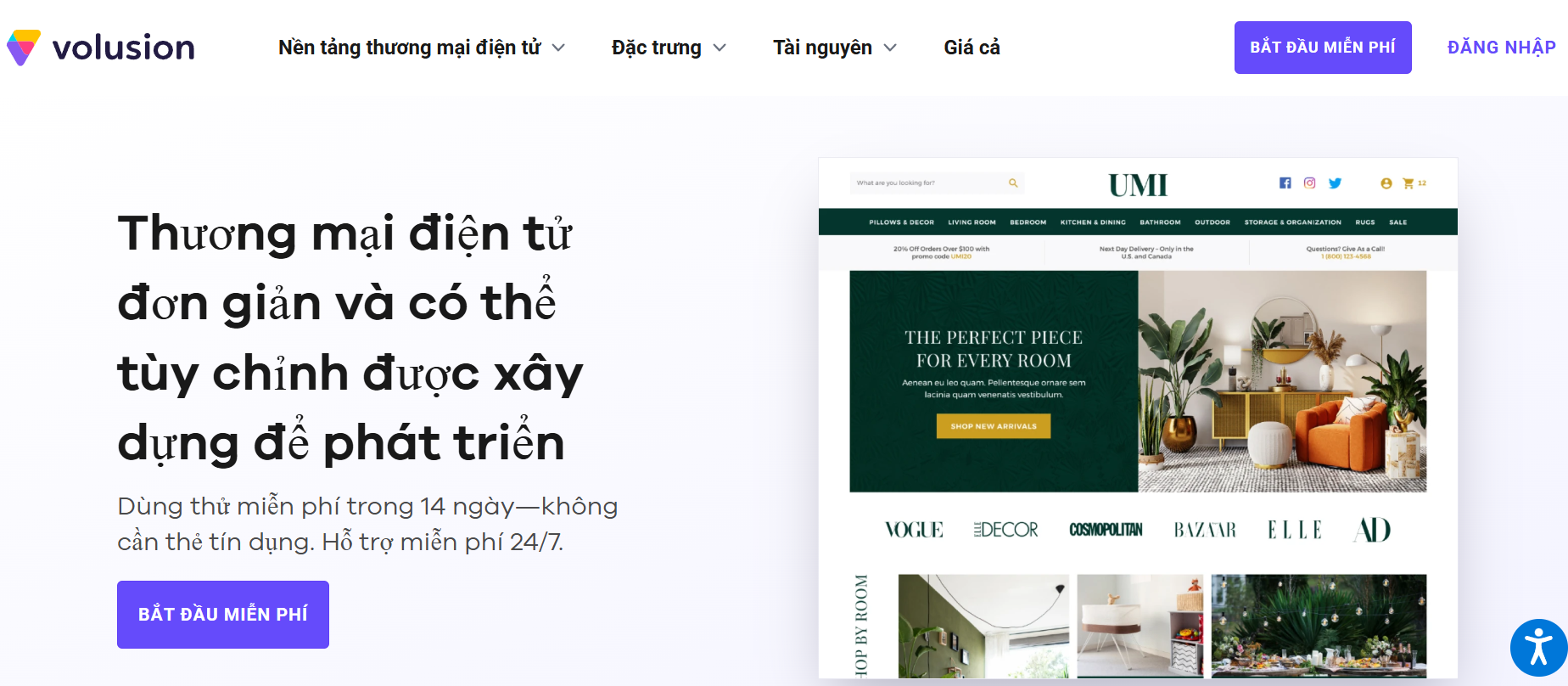 nen-tang-volusion nen tang volusion