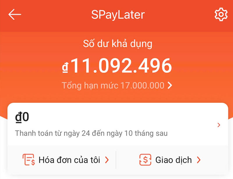 spaylater shopee la gi