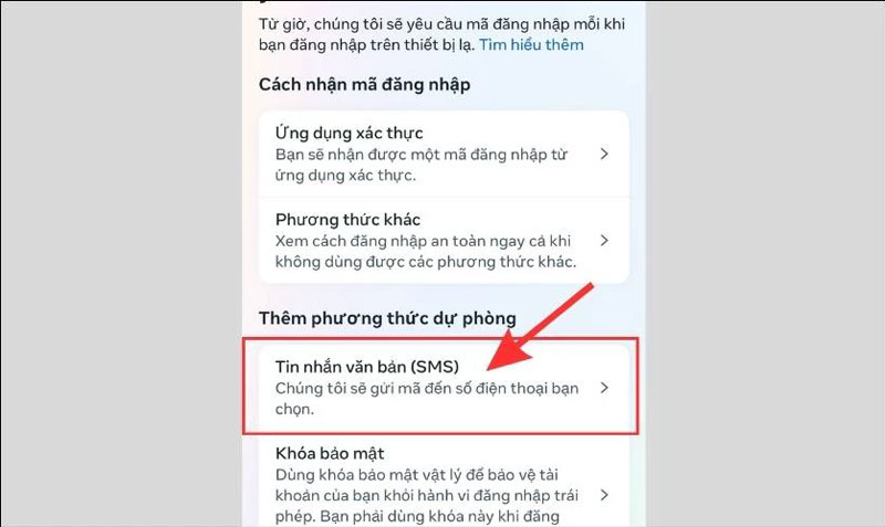 10-buoc-2-chon-phuong-thuc-xac-thuc-qua-sms buoc chon phuong thuc xac thuc qua sms