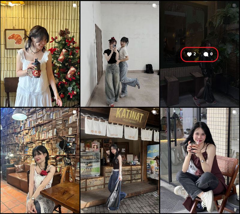 bai dang va ho so ca nhan khong co thong tin nguoi xem