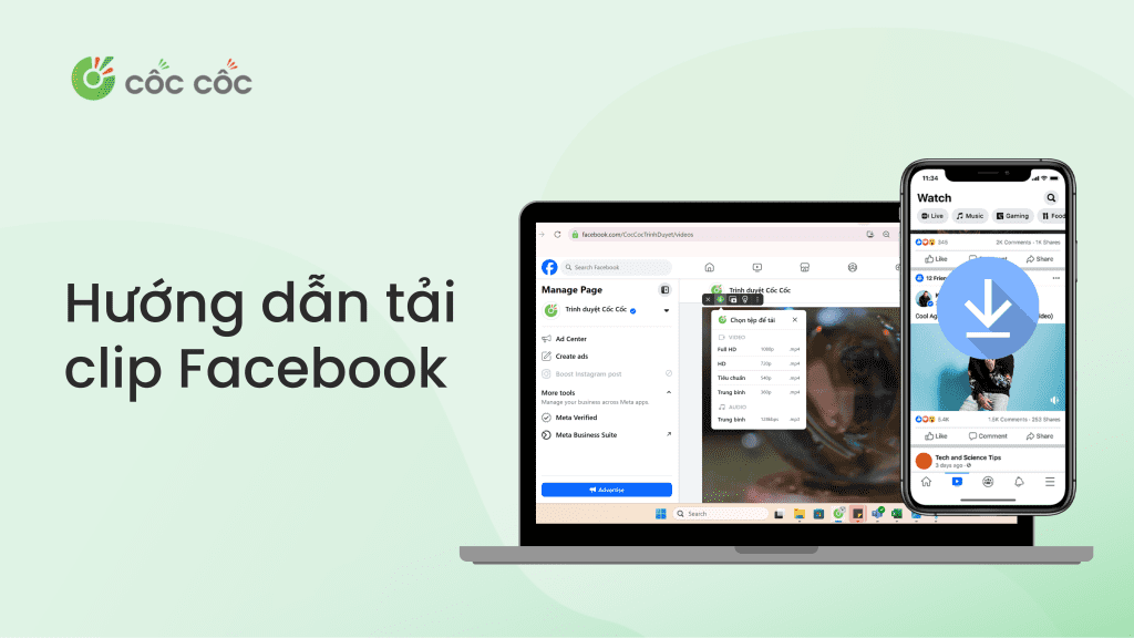 Cách tải clip Facebook nhanh – dễ – miễn phí trên mọi thiết bị huong dan tai clip facebook