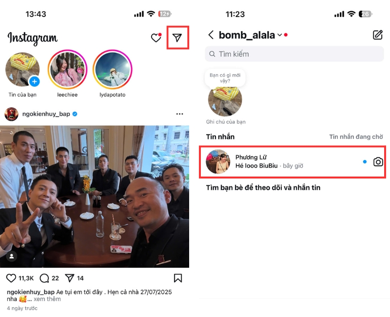 cach tat che do tin nhan tam thoi tren instagram chi trong phut
