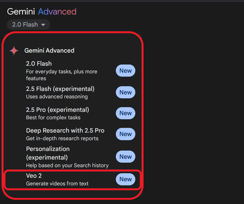 trong danh sach hien ra keo xuong cuoi va chon veo
