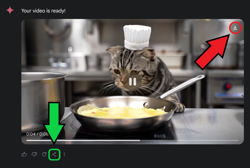 cach luu va chia se video da tao tu veo