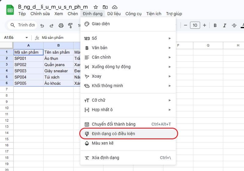 6-vao-format-dinh-dang-conditional-formatting-dinh-dang-co-dieu-kien vao format dinh dang conditional formatting dinh dang co dieu kien