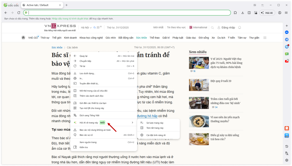 cách mở tính năng Hỏi AI cho trang web cách mở tính năng Hỏi AI cho trang web