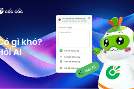 Nội dung trang quá dài hoặc khó hiểu? Hỏi AI ngay tính năng hỏi AI Cốc Cốc