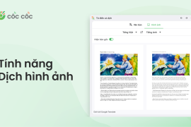 Dịch hình ảnh trực tiếp trên trình duyệt máy tính Cốc Cốc tính năng dịch hình ảnh cốc cốc